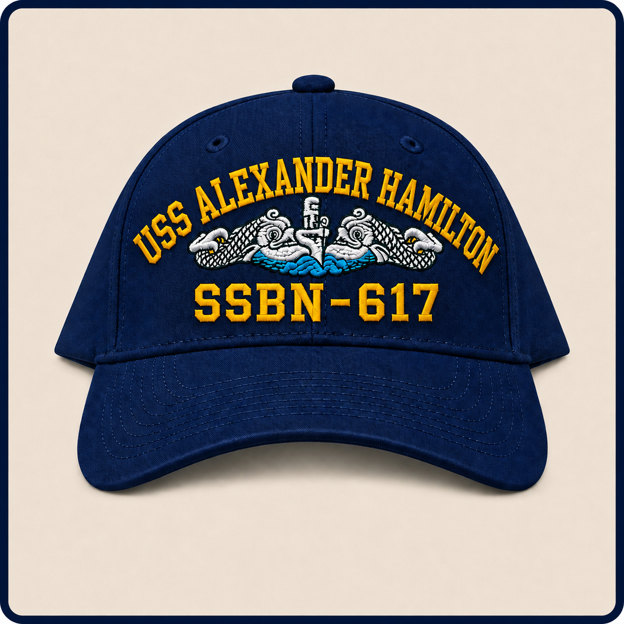 USS ALEXANDER HAMILTON SSBN-617 HAT approved boat mockup