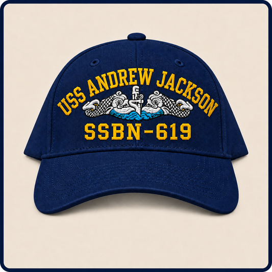 USS ANDREW JACKSON SSBN-619 HAT approved boat mockup