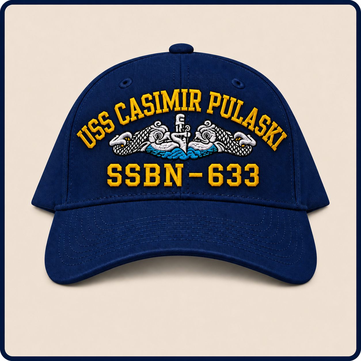 USS CASIMIR PULASKI SSBN-633 HAT approved boat mockup