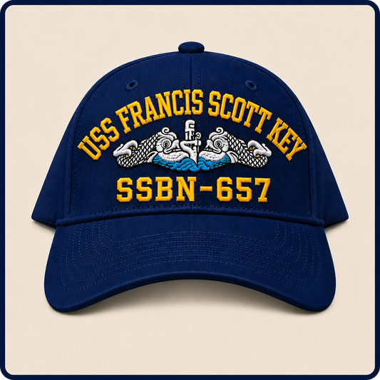 USS FRANCIS SCOTT KEY SSBN-657 HAT approved boat mockup