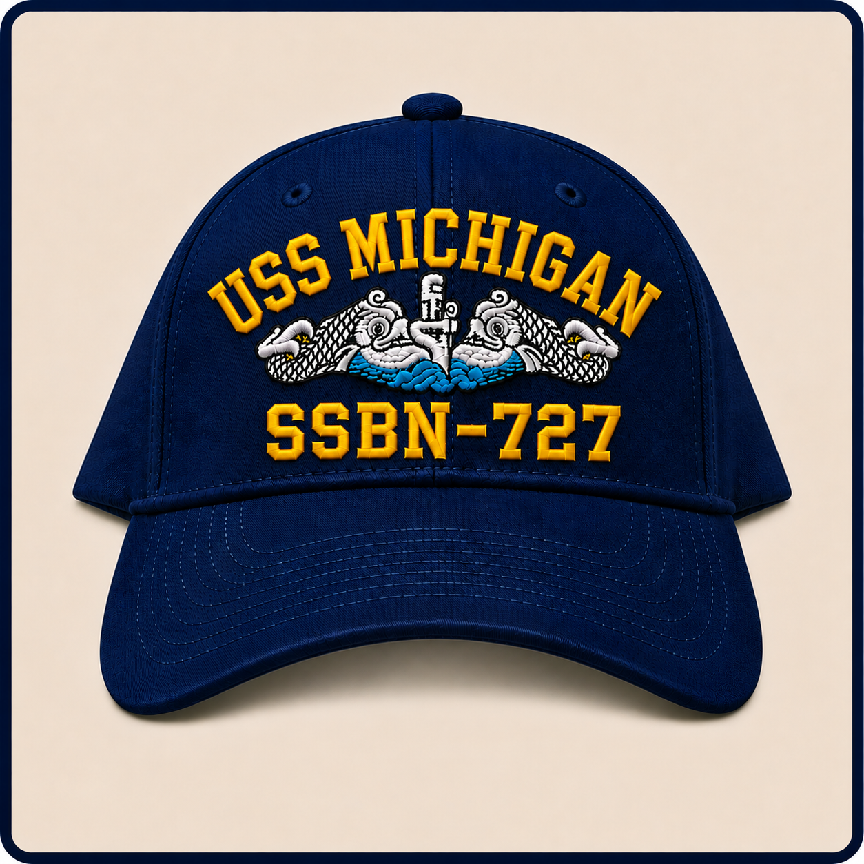 USS MICHIGAN SSBN-727 HAT approved boat mockup
