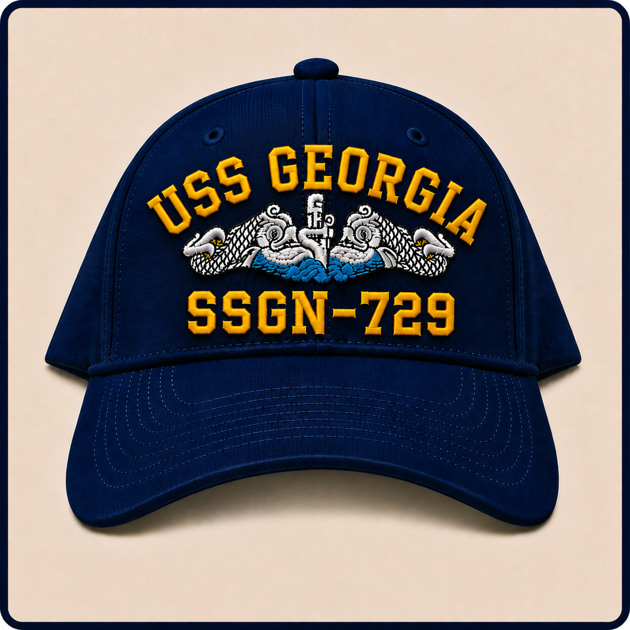 USS GEORGIA SSGN-729 HAT approved boat mockup
