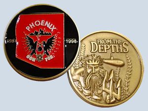 USS Phoenix SSN 702 Challenge Coin