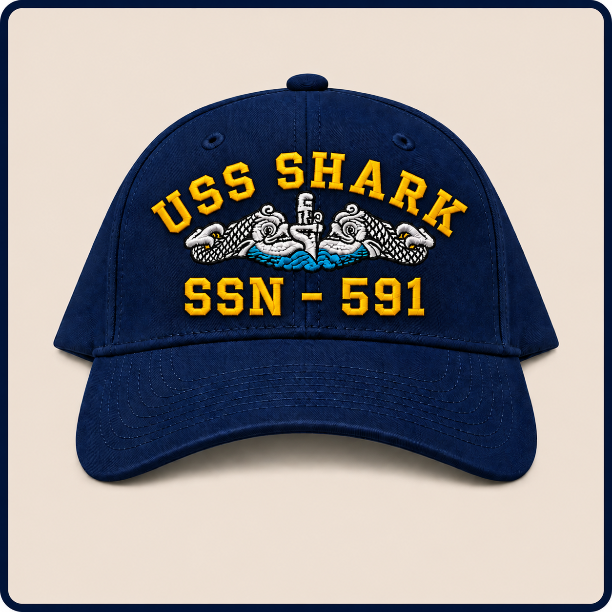 USS SHARK SSN-591 HAT approved boat mockup