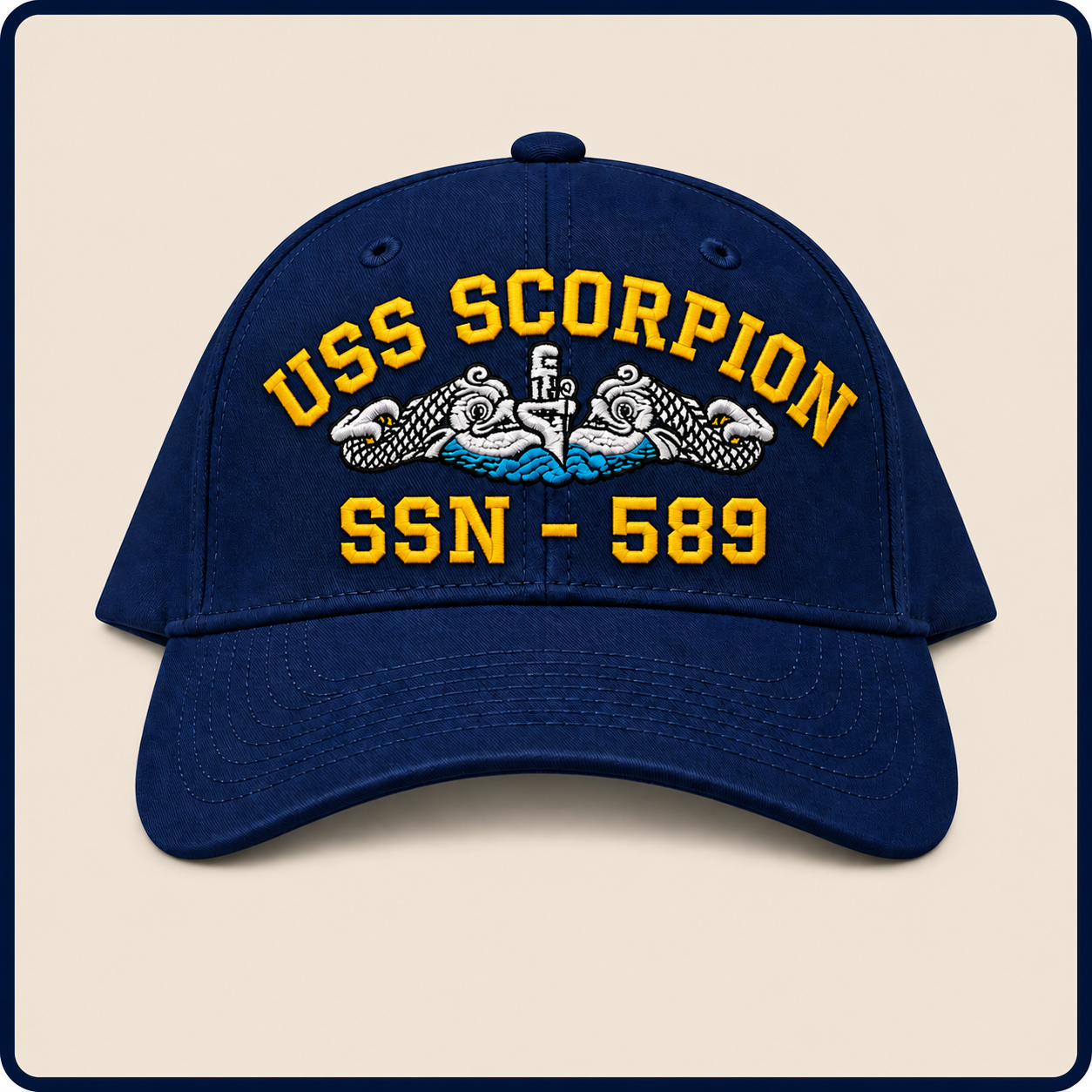USS SCORPION SSN-589 HAT approved boat mockup