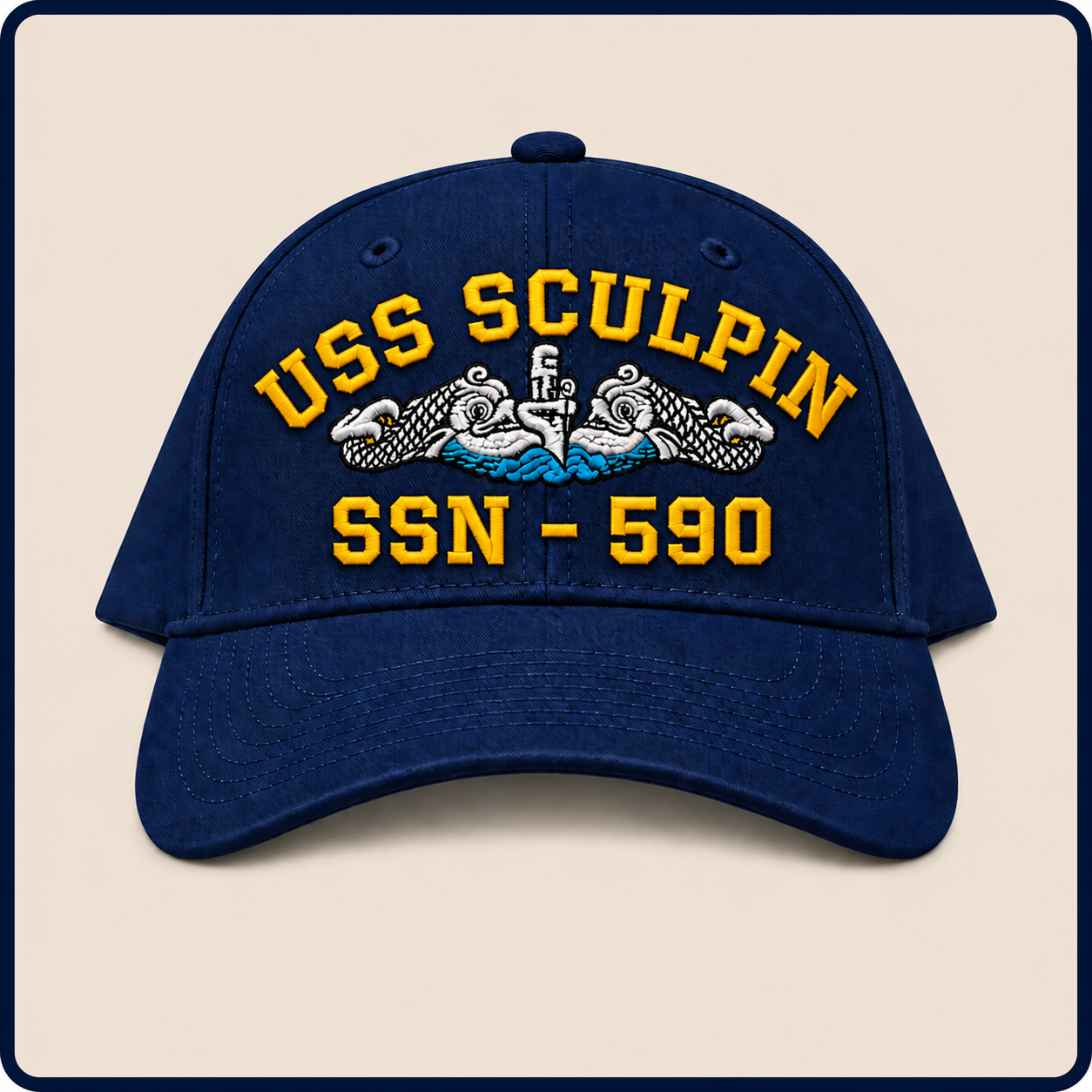 USS SCULPIN SSN-590 HAT approved boat mockup