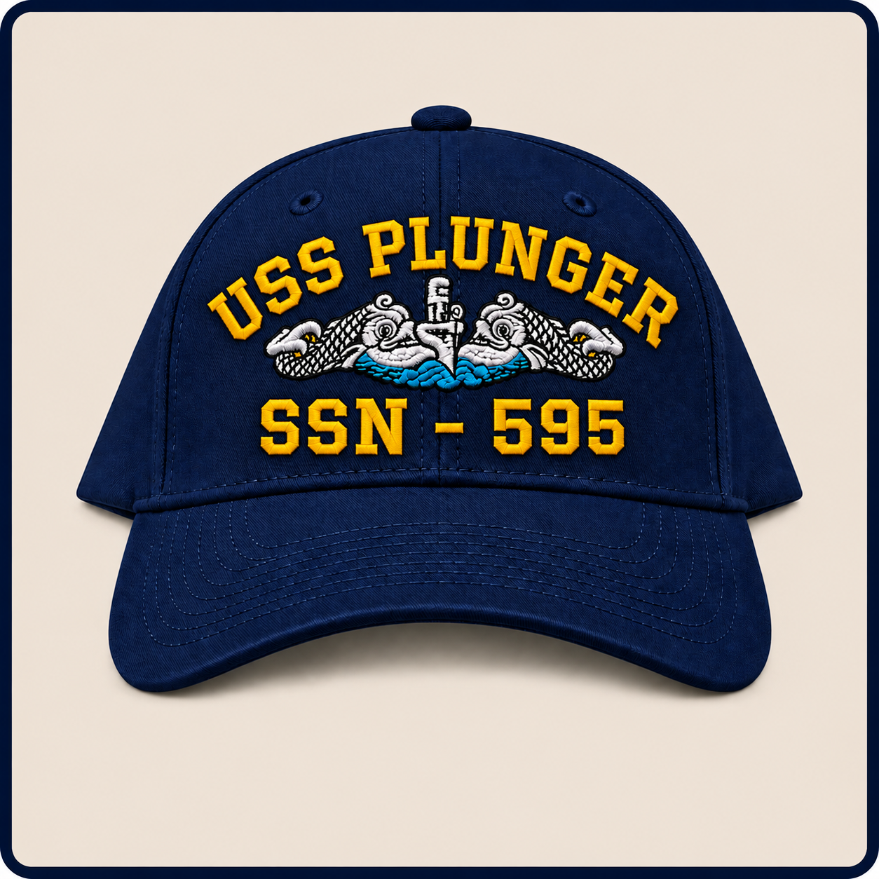 USS PLUNGER SSN-595 HAT approved boat mockup