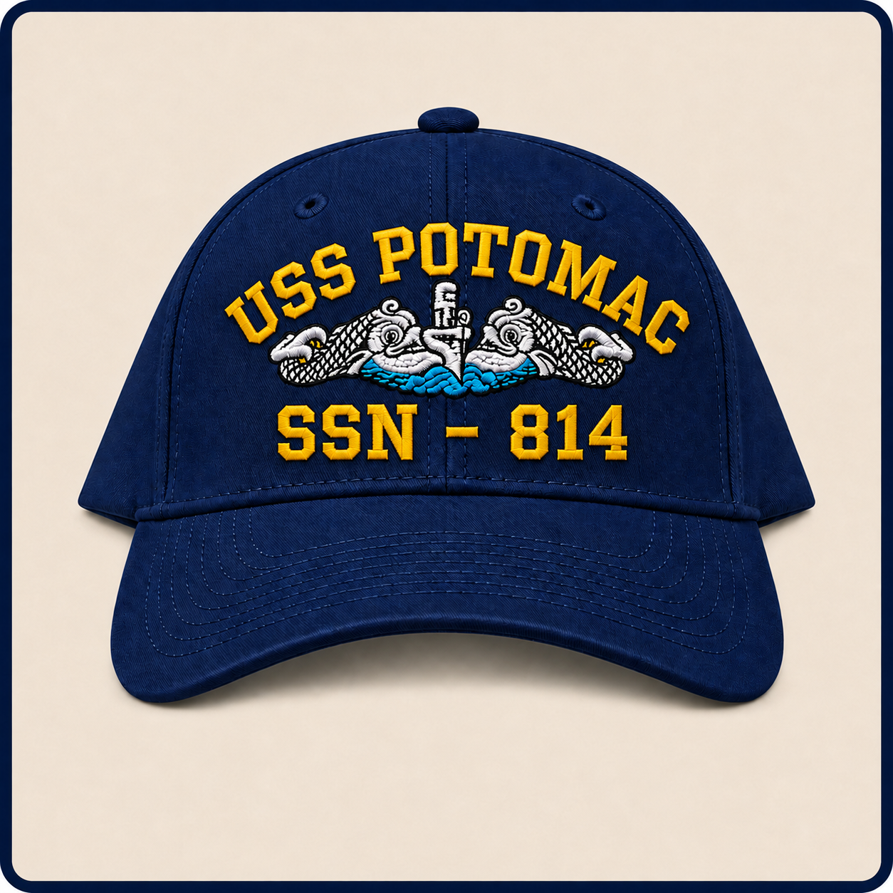 USS POTOMAC SSN-814 HAT approved boat mockup