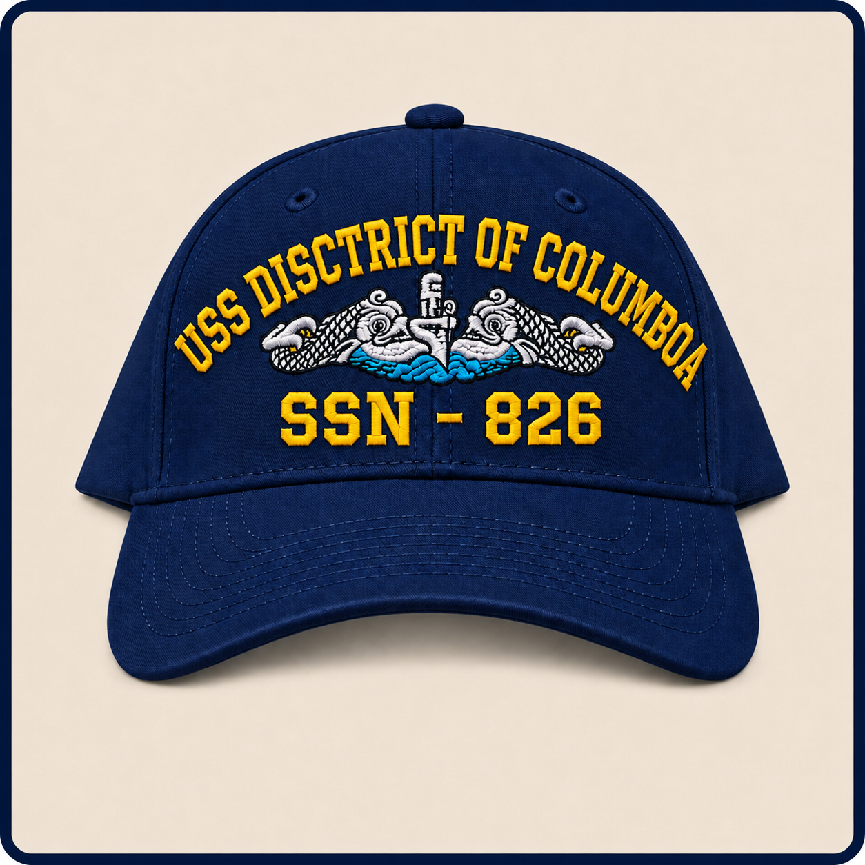 USS DISTRICT OF COLUMBIA SSN-826 HAT approved boat mockup