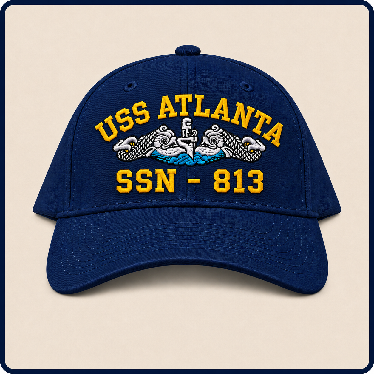 USS ATLANTA SSN-813 HAT approved boat mockup