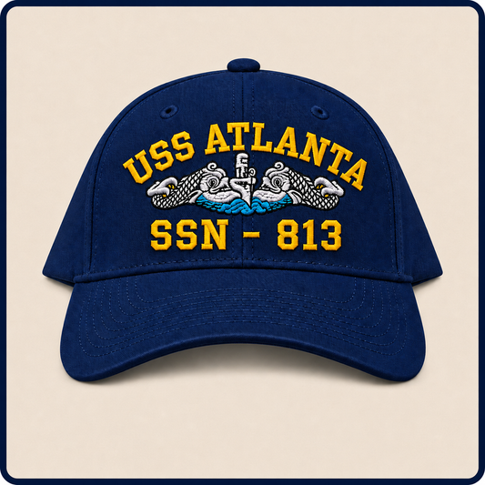 USS ATLANTA SSN-813 HAT approved boat mockup