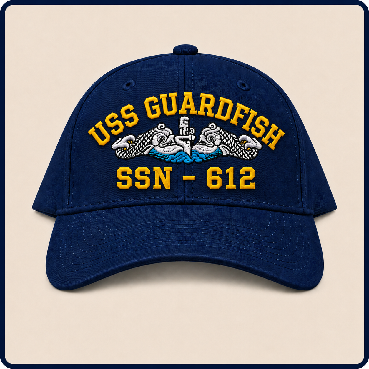 USS GUARDFISH SSN-612 HAT approved boat mockup
