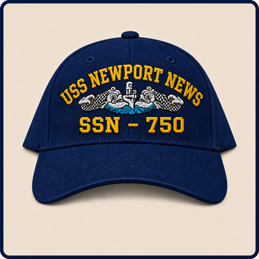 USS NEWPORT NEWS SSN-750 HAT approved boat mockup