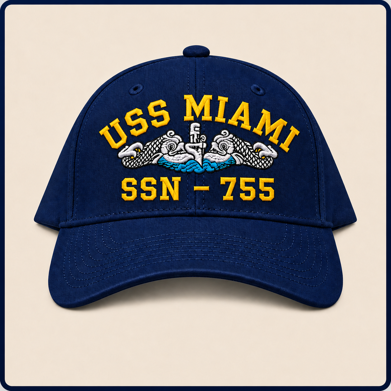 USS MIAMI SSN-755 HAT approved boat mockup