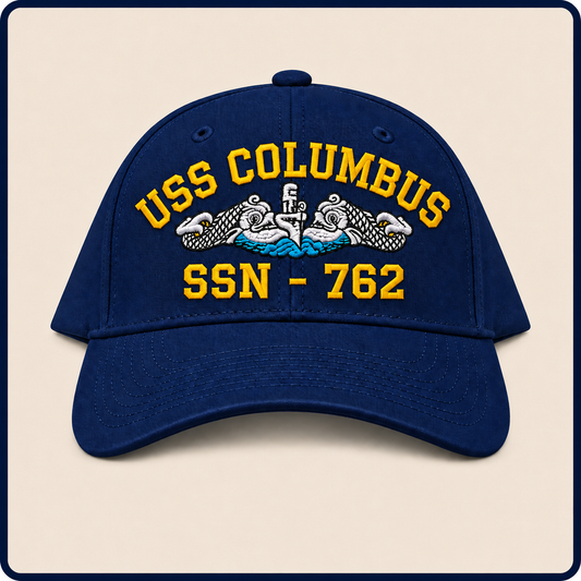 USS COLUMBUS SSN-762 HAT approved boat mockup