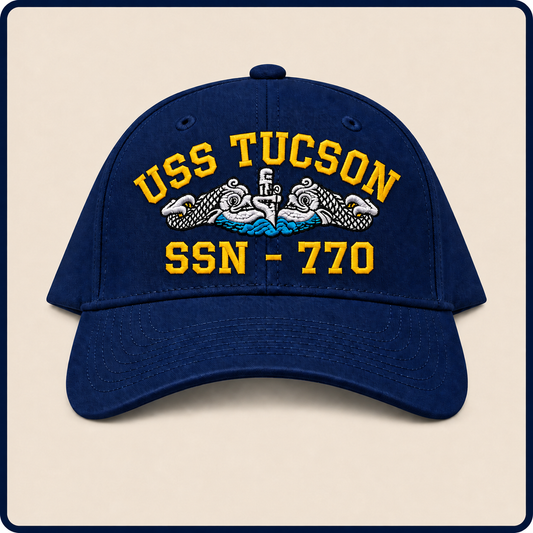 USS TUCSON SSN-770 HAT approved boat mockup
