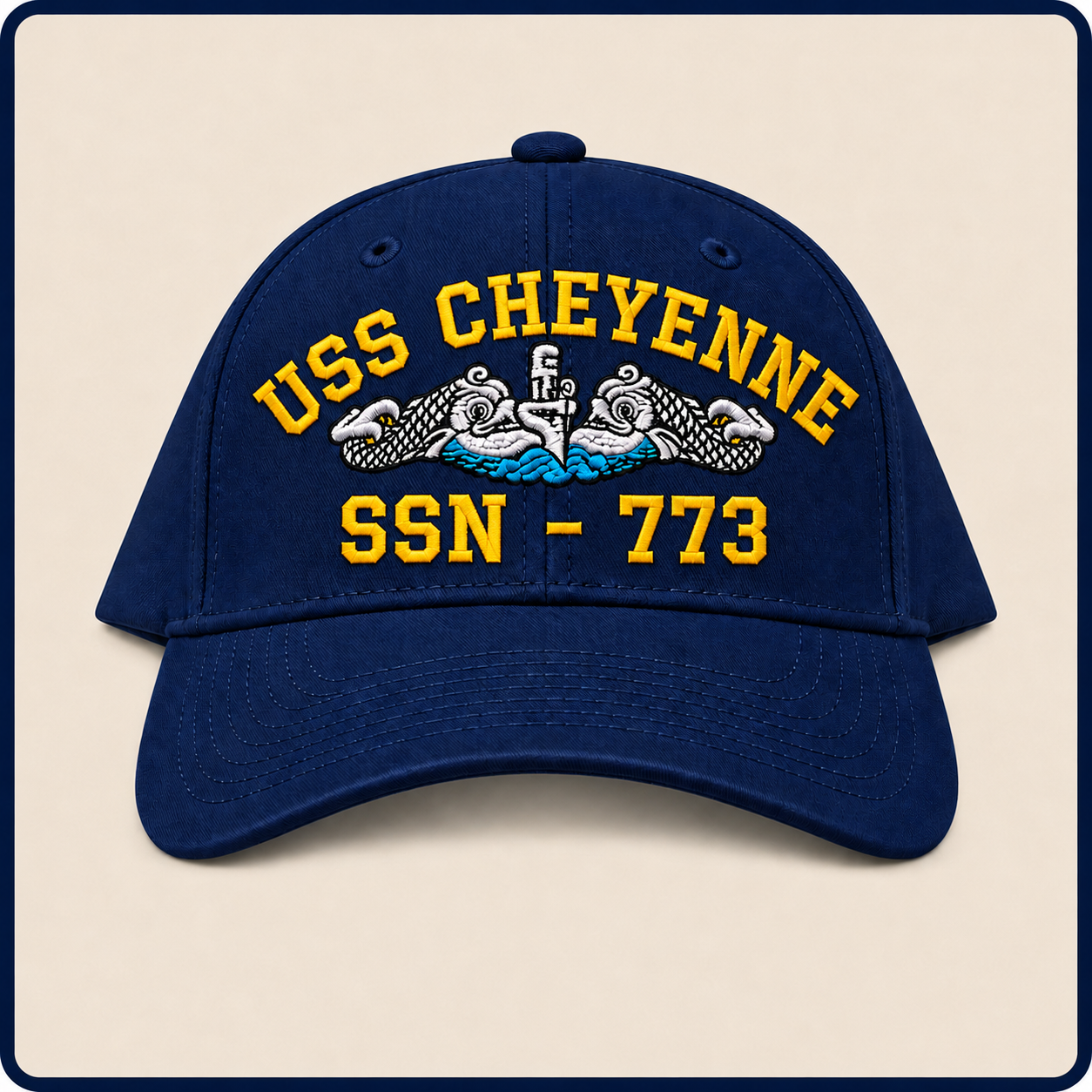 USS CHEYENNE SSN-773 HAT approved boat mockup