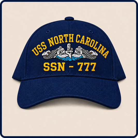 USS NORTH CAROLINA SSN-777 HAT approved boat mockup