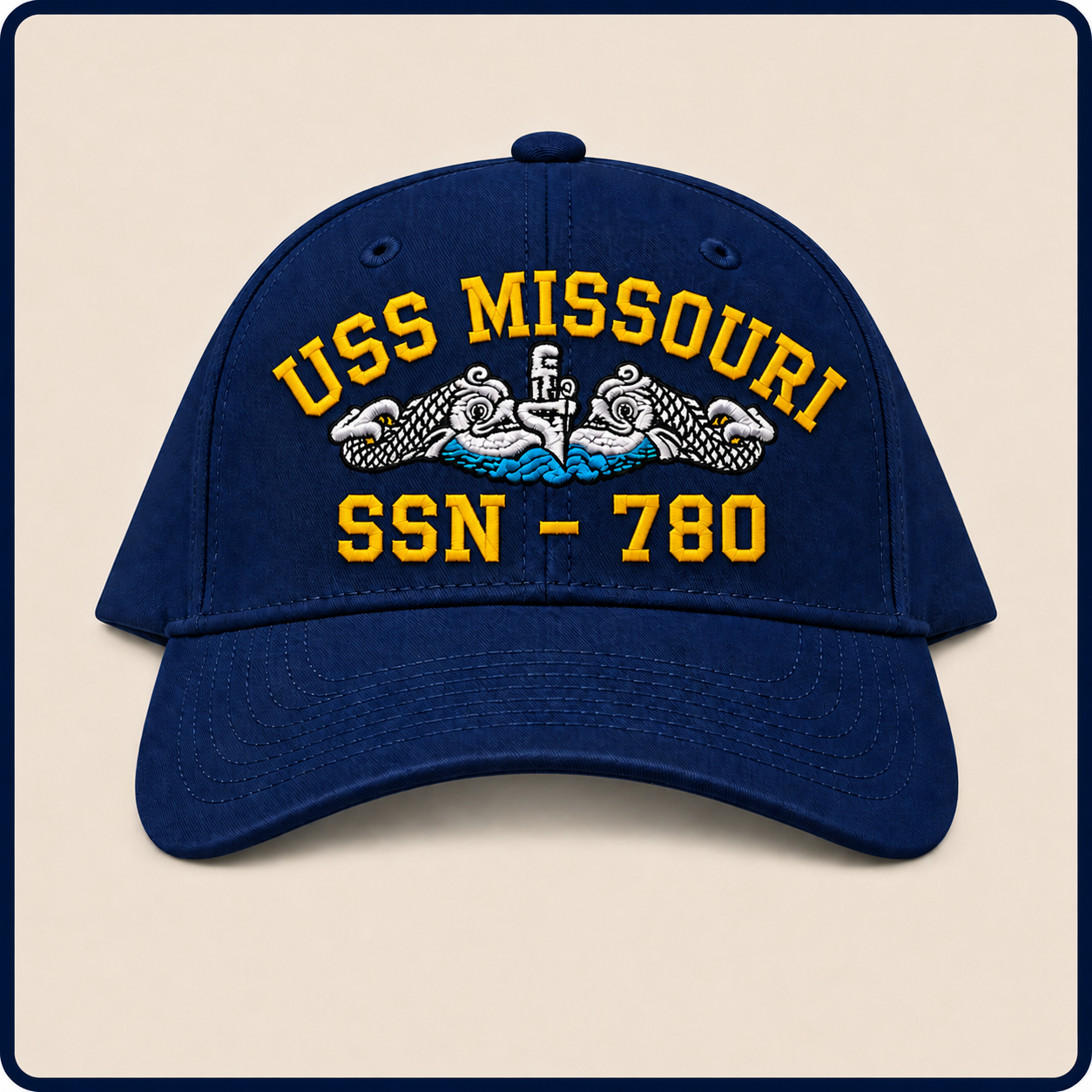USS MISSOURI SSN-780 HAT approved boat mockup