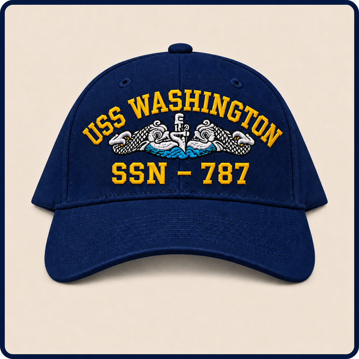 USS WASHINGTON SSN-787 HAT approved boat mockup