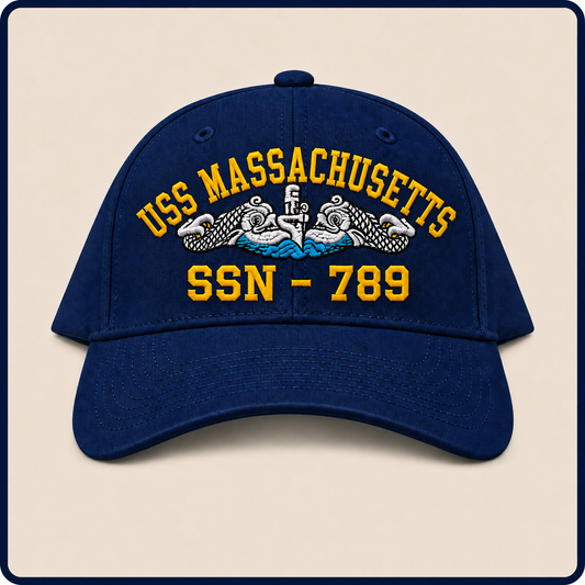 USS MASSACHUSETTS SSN-789 HAT approved boat mockup