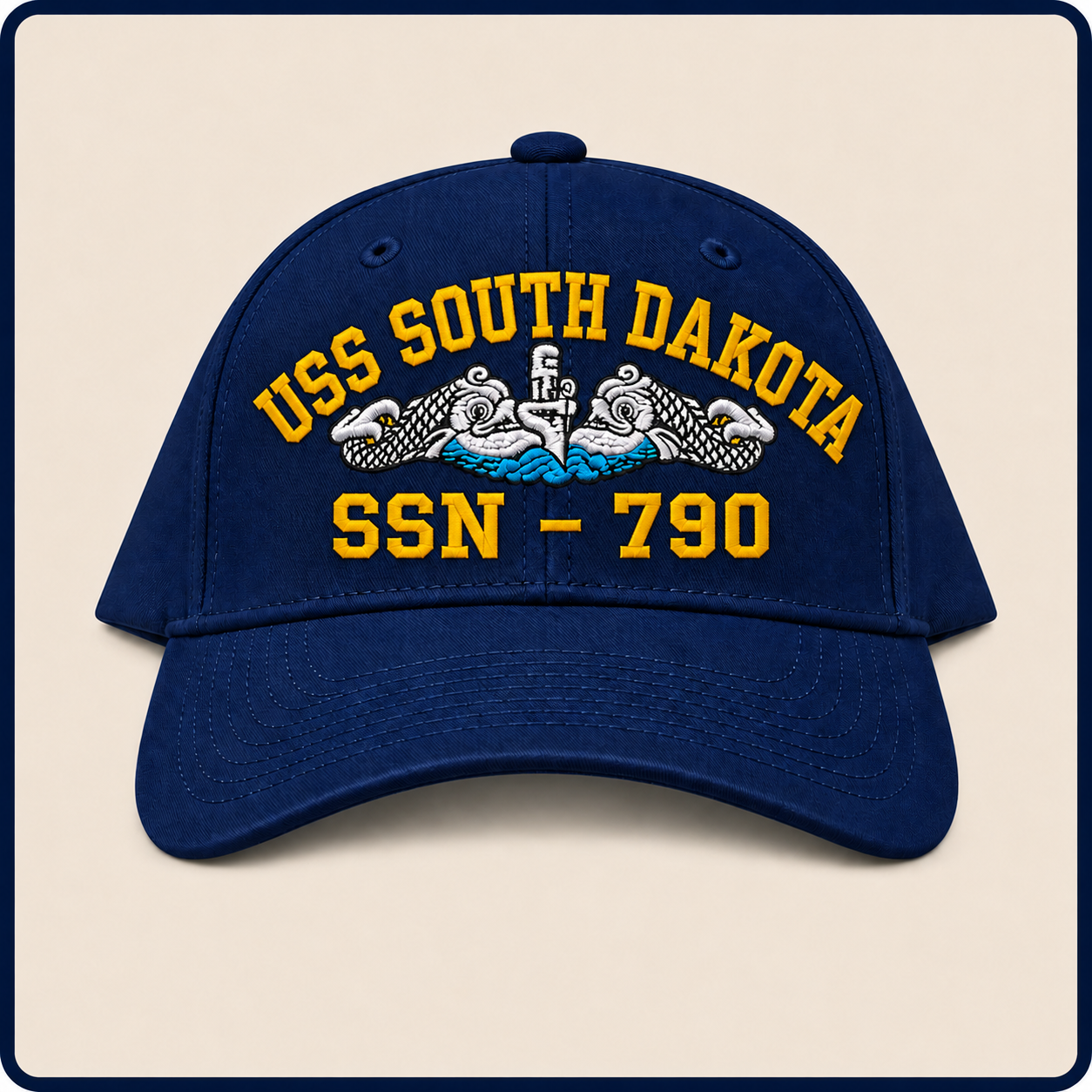 USS SOUTH DAKOTA SSN-790 HAT approved boat mockup