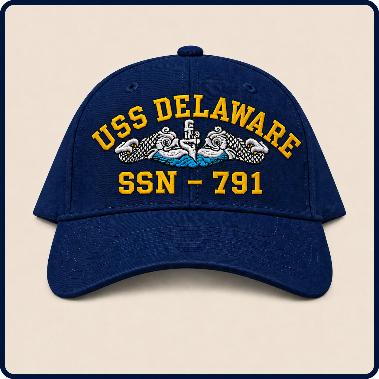 USS DELAWARE SSN-791 HAT approved boat mockup