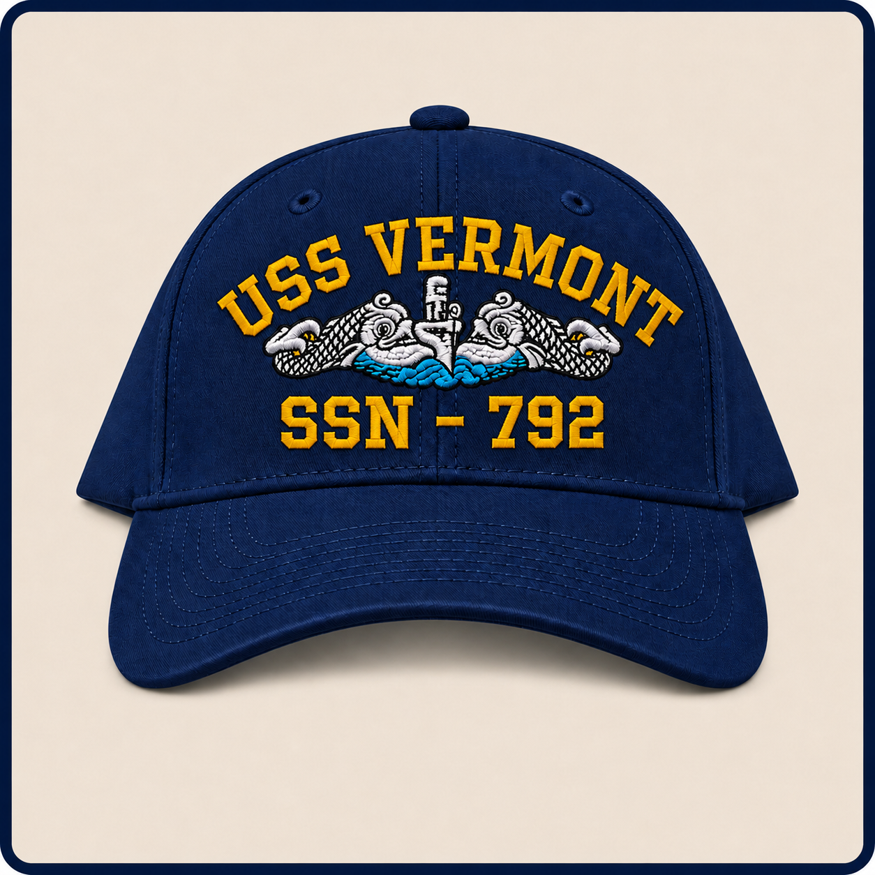 USS VERMONT SSN-792 HAT approved boat mockup