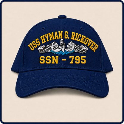 USS HYMAN G. RICKOVER SSN-795 HAT approved boat mockup