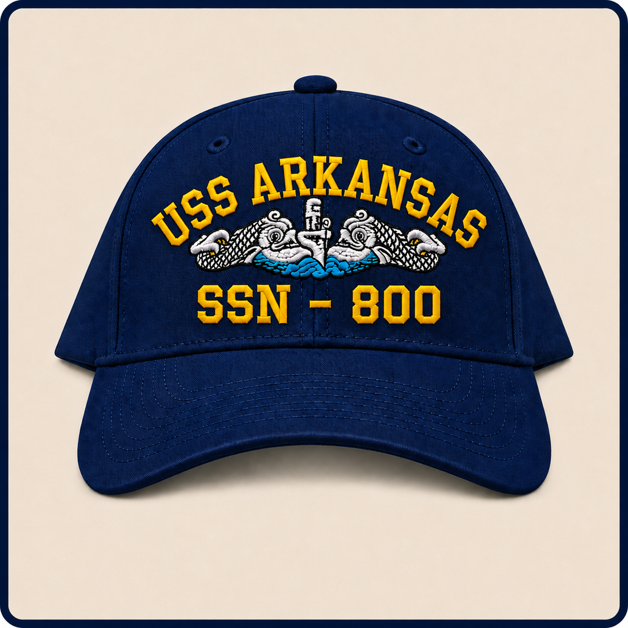 USS ARKANSAS SSN-800 HAT approved boat mockup