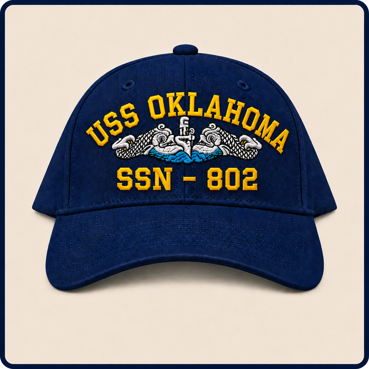 USS OKLAHOMA SSN-802 HAT approved boat mockup