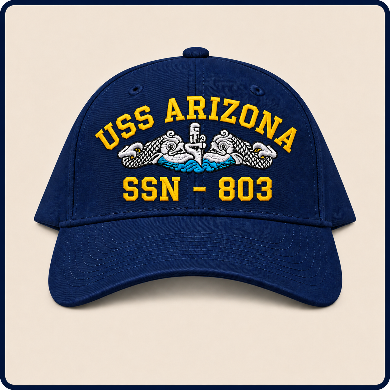 USS ARIZONA SSN-803 HAT approved boat mockup