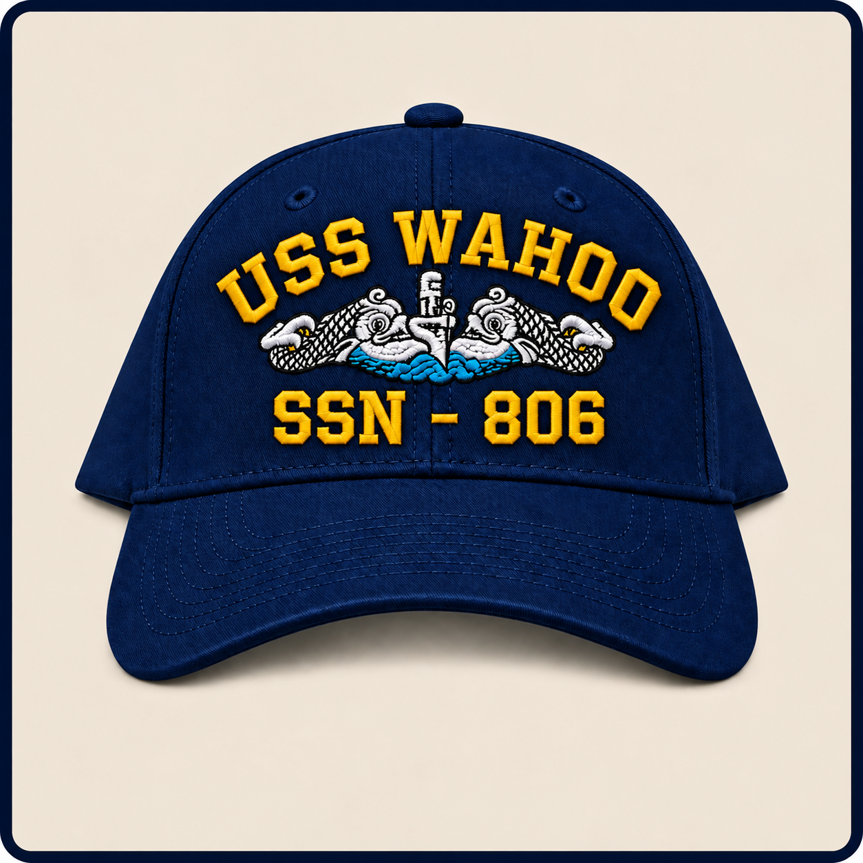USS WAHOO SSN-806 HAT approved boat mockup