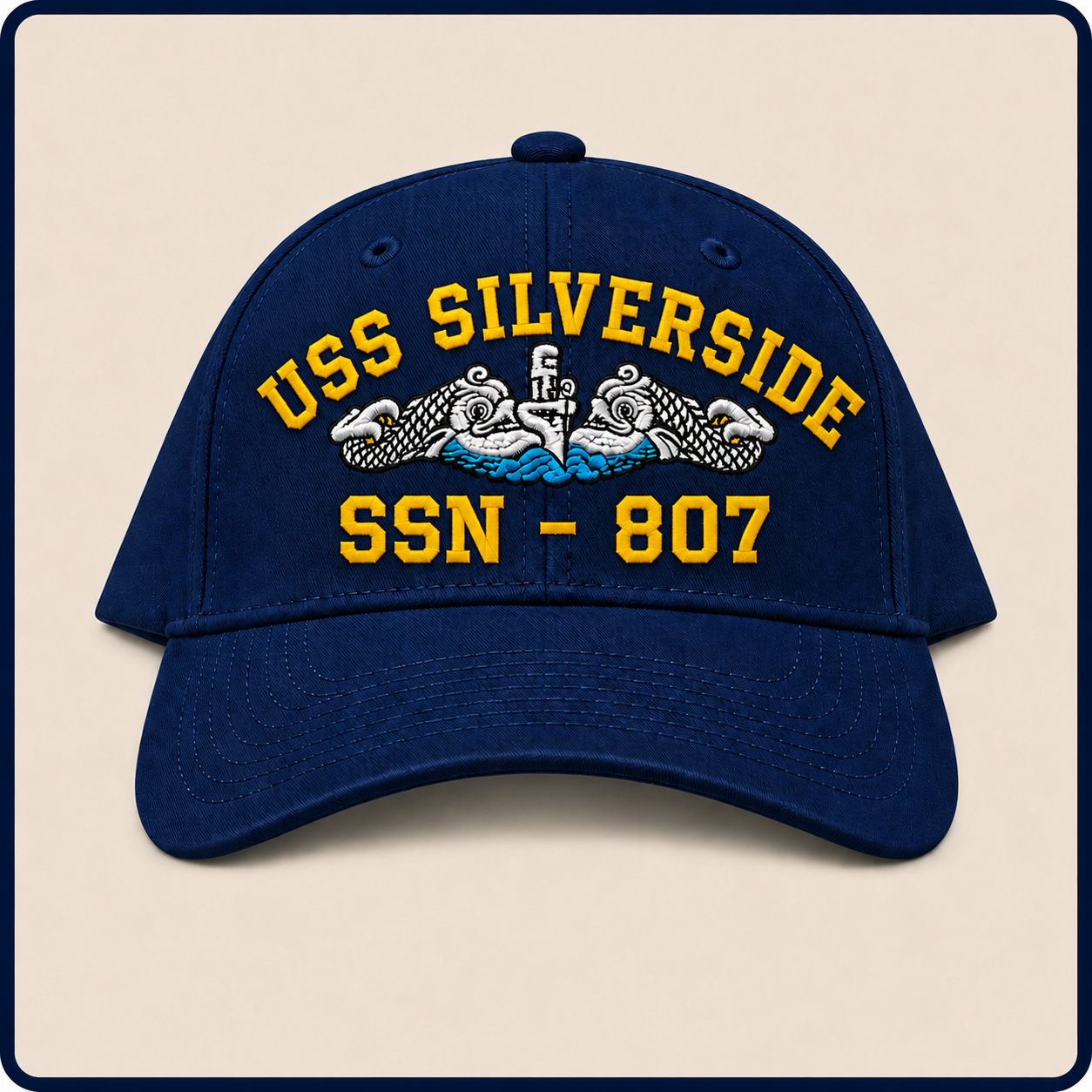 USS SILVERSIDE SSN-807 HAT approved boat mockup