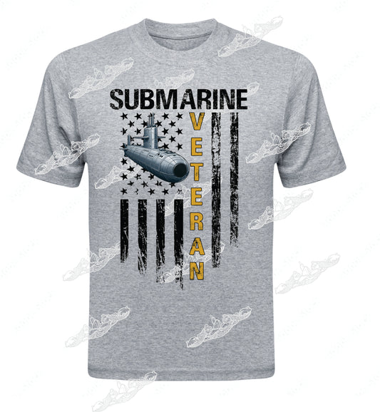 Vertical Flag & Submarine & Veteran Clothing