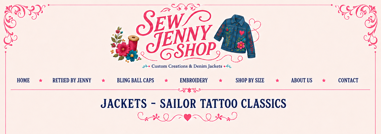 Sew Jenny Shop — Custom Creations and Denim Jackets